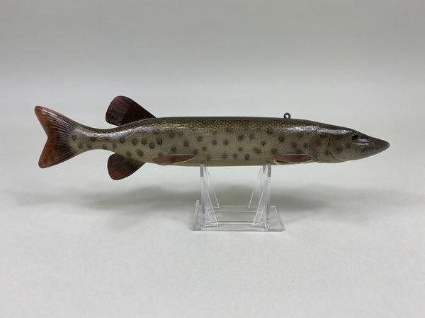 Marcel Meloche Musky Fish Spearing Decoy (#6844) - Muddy Water Decoys