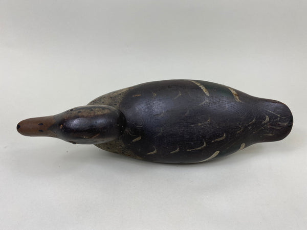 Mason Mallard Hen, Original Paint, Circa 1920's (#7133) - Muddy Water