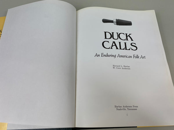 Ducks Unlimited Special Edition Duck Calls An Enduring American Folk A