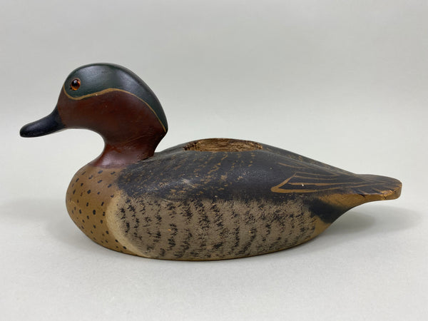 Wildfowler Green Wing Teal Plant or Card Holder, Circa 1940's (#4354)