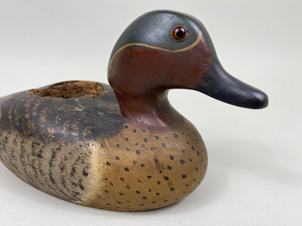 Wildfowler Green Wing Teal Plant or Card Holder, Circa 1940's (#4354)