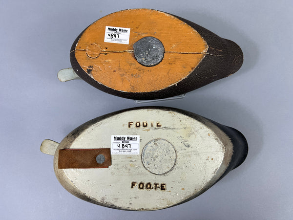 Keyes Chadwick Pair of Bluebills, Original Paint (#4847)