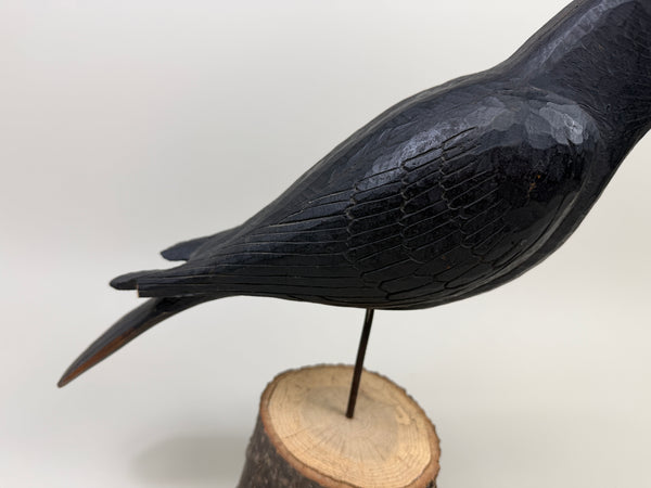 Raymond Shumaker Carved Crow (#380)