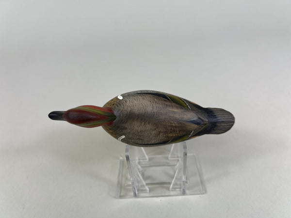 George Strunk Miniature Standing Green Wing Teal (#2988)
