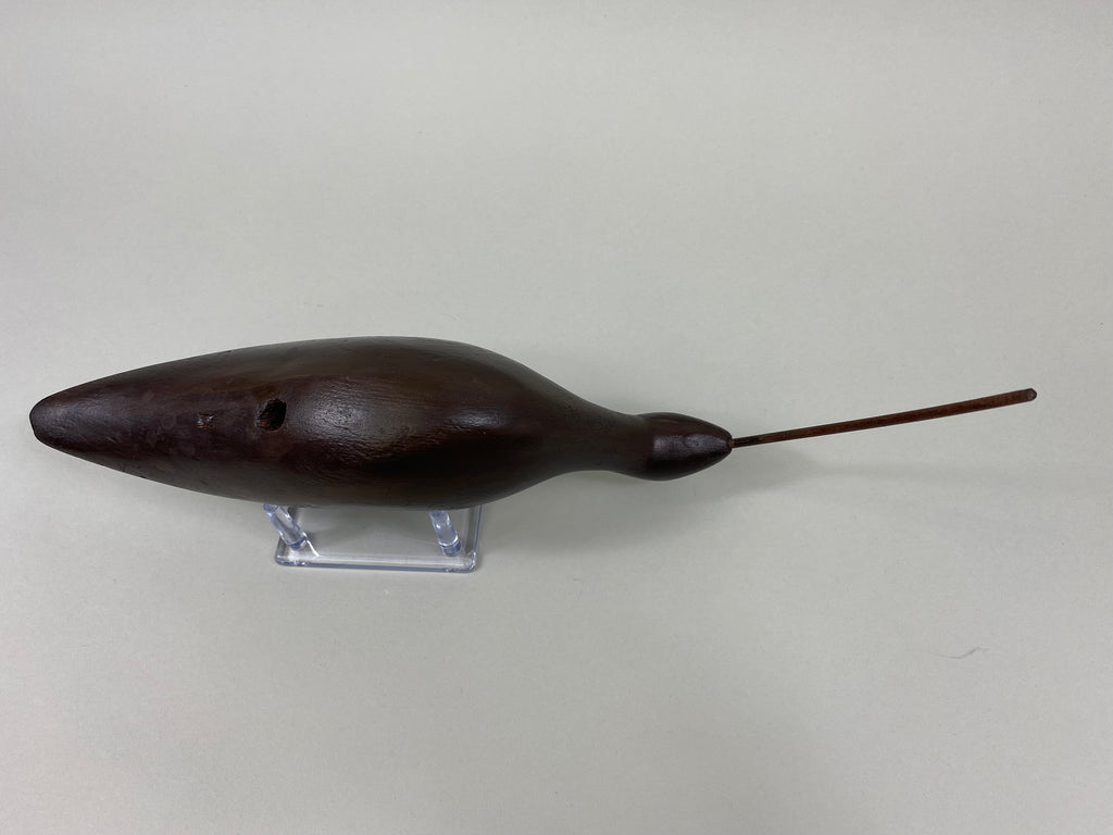 carved duck fishing lure Curlew Shorebird (#1709)