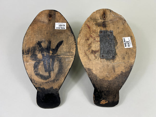 Unknown Maine Pair of Golden Eyes, Inletted Heads (#4745)