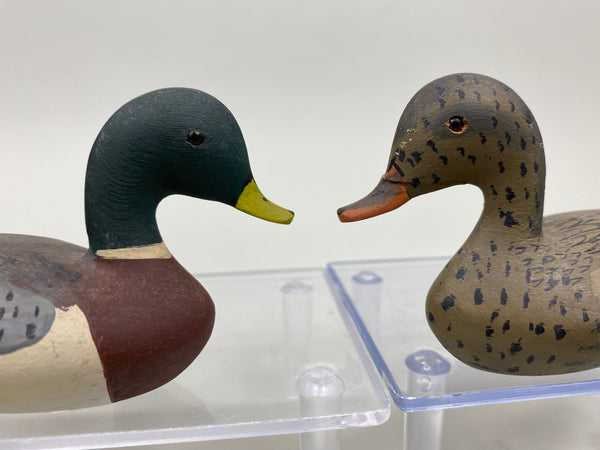 Quarter Size Pair Wilfred Bush Mallards (#2130)