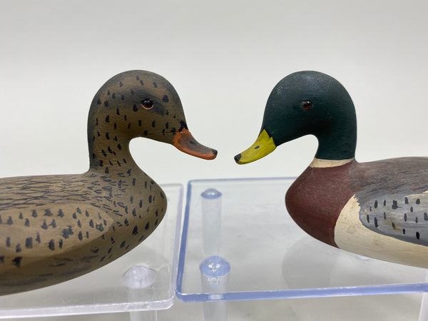 Quarter Size Pair Wilfred Bush Mallards (#2130)