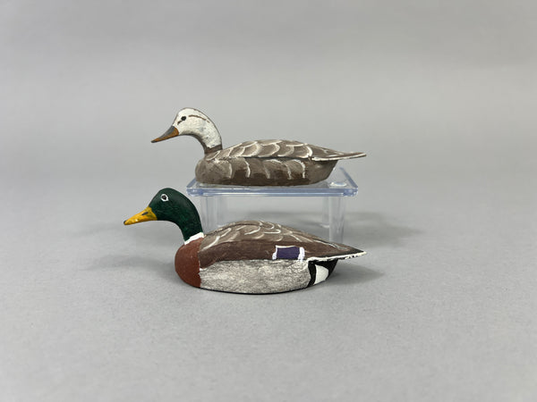 Doug Moore Miniature Mallards, Pair (#2545)