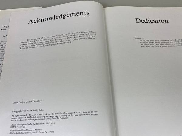 2 Books- Factory Decoys of Mason, Stevens, Dodge, and Peterson by Delph & George Boyd The Shorebird Decoy An American Folk Art