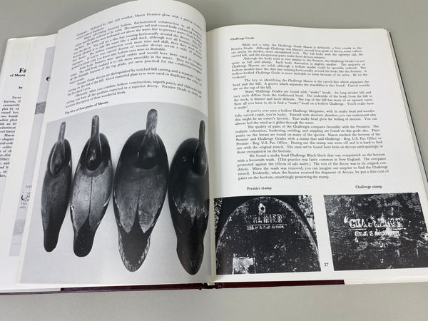 2 Books- Factory Decoys of Mason, Stevens, Dodge, and Peterson by Delph & George Boyd The Shorebird Decoy An American Folk Art