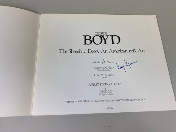 2 Books- Factory Decoys of Mason, Stevens, Dodge, and Peterson by Delph & George Boyd The Shorebird Decoy An American Folk Art