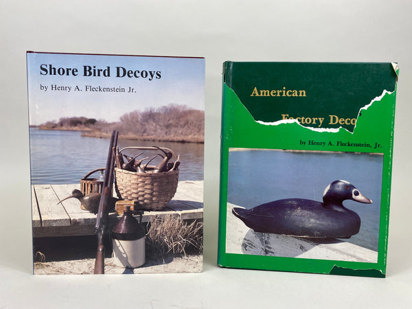 2- Books Shore Bird Decoys, & American Factory Decoys- Fleckenstein
