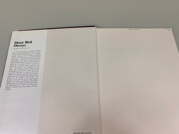 2- Books Shore Bird Decoys, & American Factory Decoys- Fleckenstein