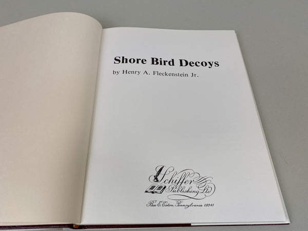 2- Books Shore Bird Decoys, & American Factory Decoys- Fleckenstein