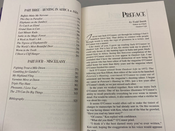 2 Hard Cover Books- 100 Years of Hunting, and The Lost Classics of Jack O'Connor