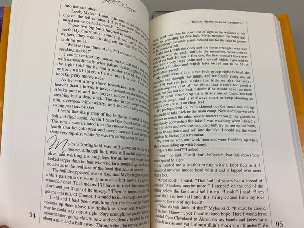 2 Hard Cover Books- 100 Years of Hunting, and The Lost Classics of Jack O'Connor