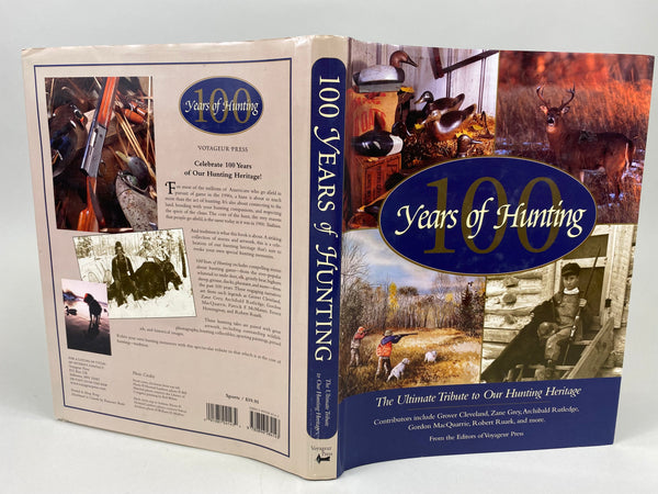 2 Hard Cover Books- 100 Years of Hunting, and The Lost Classics of Jack O'Connor