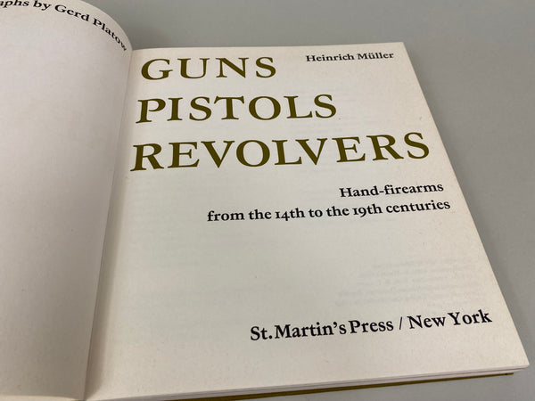 Lot of 2 Books- Guns Pistols Revolvers by H. Muller, and The Collector's Guide to Decoy by Bob & Sharon Huxford