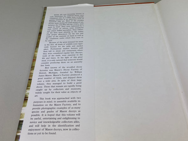 2 Factory Decoy Books- Mason Decoys; and Factory Decoys of Mason, Stevens, Dodge, and Peterson