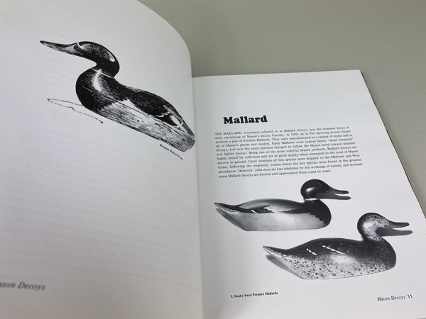 2 Factory Decoy Books- Mason Decoys; and Factory Decoys of Mason, Stevens, Dodge, and Peterson