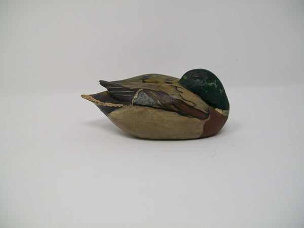 Sleeper Miniature Mallard Drake, Raised Wings  (#3160)