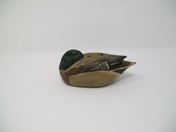 Sleeper Miniature Mallard Drake, Raised Wings  (#3160)