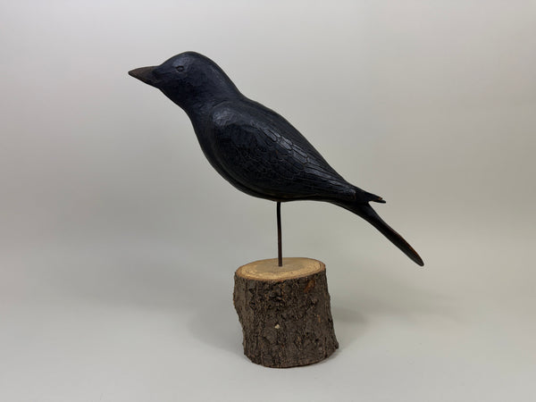 Raymond Shumaker Carved Crow (#380)