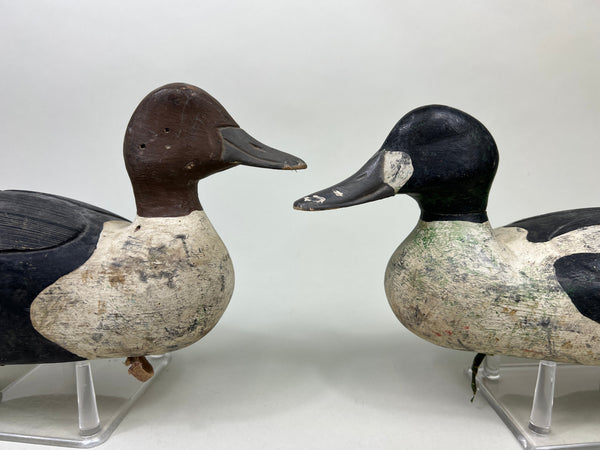 Unknown Pair of Folky Canadian Goldeneyes with Swing Weights (#2908)