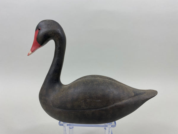 Bob Moreland Quarter Size Black Swan (#3939)