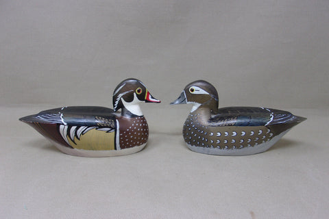 Ron Chiado Pair Miniature Wood Ducks (#4769)