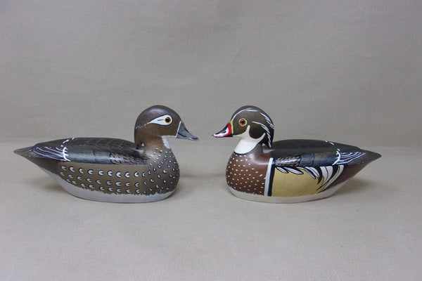 Ron Chiado Pair Miniature Wood Ducks (#4769)