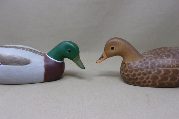 Fred Destri Third Size Mallards, Pair (#4805)