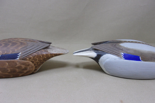 Fred Destri Third Size Mallards, Pair (#4805)