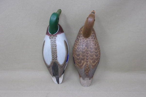 Fred Destri Third Size Mallards, Pair (#4805)