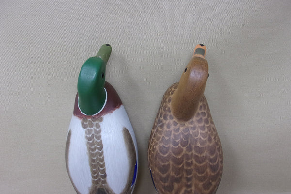 Fred Destri Third Size Mallards, Pair (#4805)