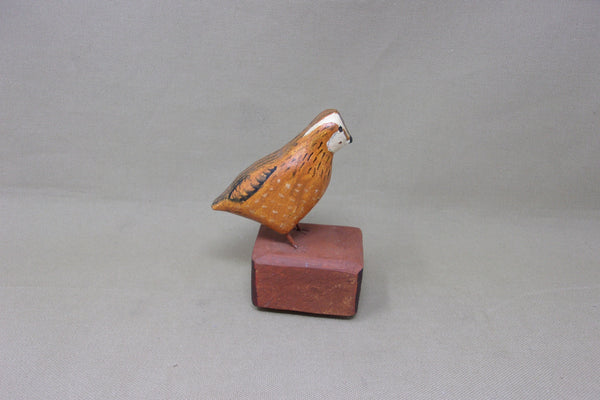 Miniature Standing Quail - Stanley "Goose" Podowicz (#4870)