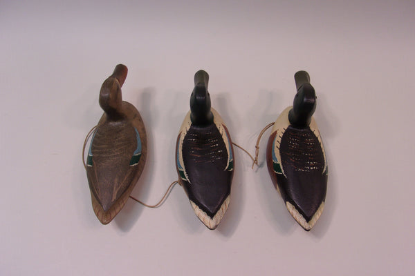 String of 3 Third Size Shovelers, Ron Koch (#5172)
