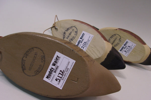 String of 3 Third Size Shovelers, Ron Koch (#5172)