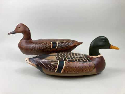 Perdew Style pair of Mallards (#5521)