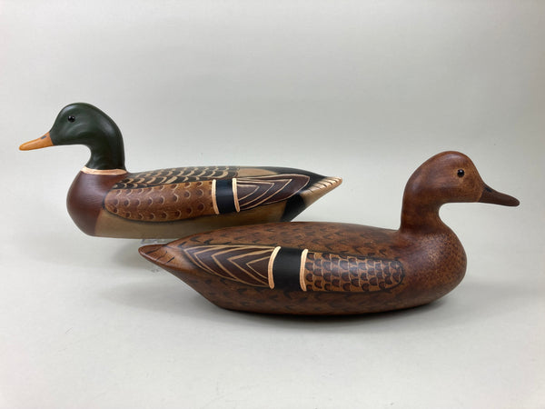 Perdew Style pair of Mallards (#5521)