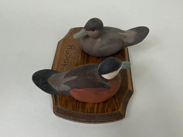 Pair of Miniature Ruddy Ducks (#5795)
