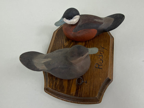 Pair of Miniature Ruddy Ducks (#5795)
