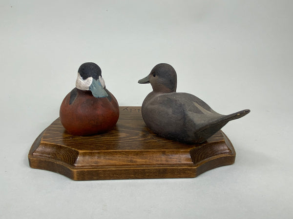 Pair of Miniature Ruddy Ducks (#5795)