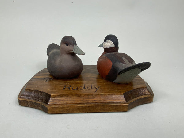 Pair of Miniature Ruddy Ducks (#5795)