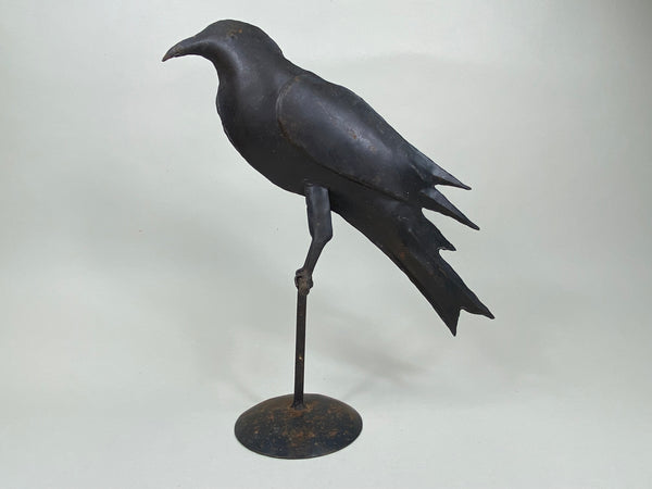 Standing Metal Crow (#5798)