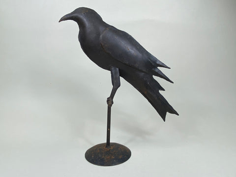 Standing Metal Crow (#5798)