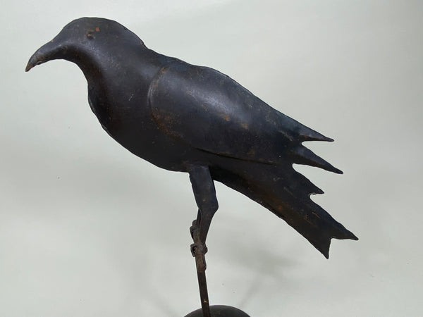 Standing Metal Crow (#5798)