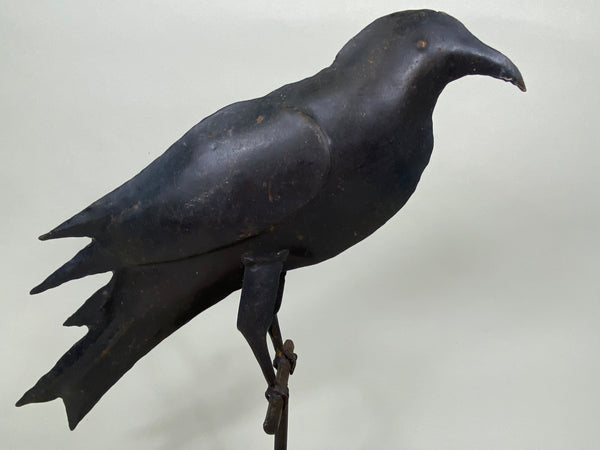 Standing Metal Crow (#5798)