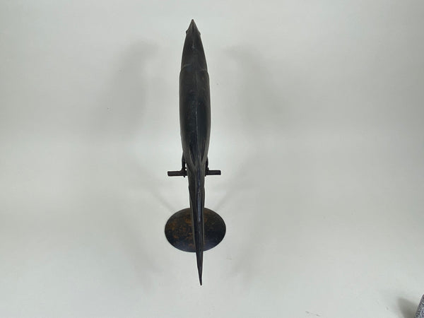 Standing Metal Crow (#5798)